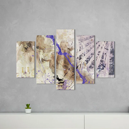 Enigma Abstract 848 Graphic Art Print Multi-Piece Image on Canvas