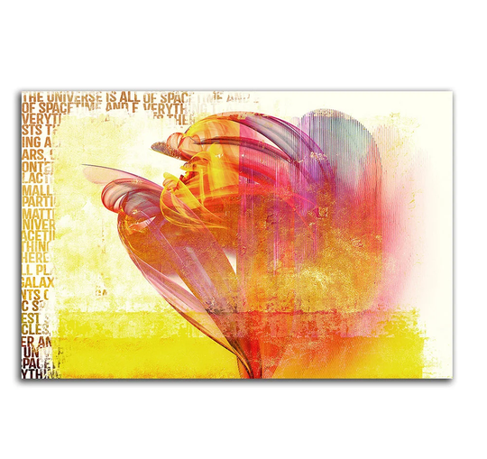 Enigma 263 Abstract Graphic Art Print on Canvas