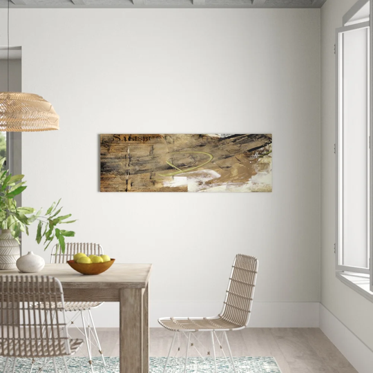 Enigma Panorama Abstract 576 Graphic Art Print on Canvas