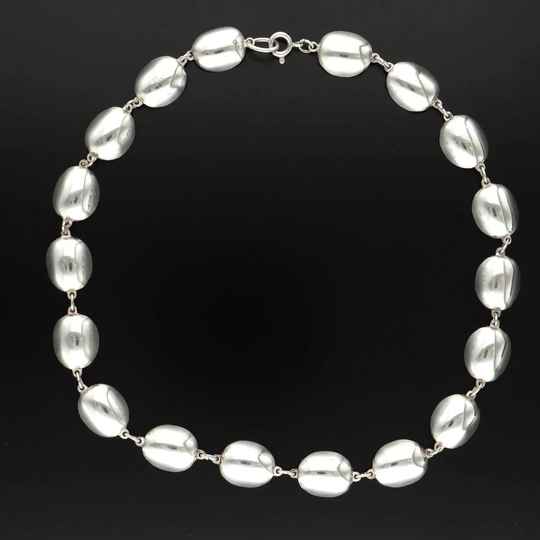 Vintage Norwegian Silver Necklace By Ivar T Holth