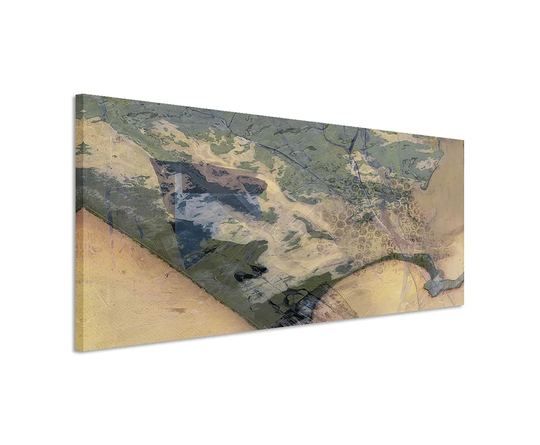 Enigma Panorama Abstract 553 Graphic Art Print on Canvas