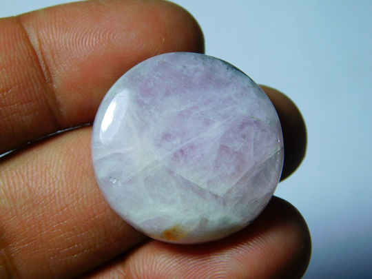 Aaa Quality Natural Kunzite Cabochons Very Gorgeous Gemstone High Grade Handmade Loose Stone 59Cts.(27x26mm