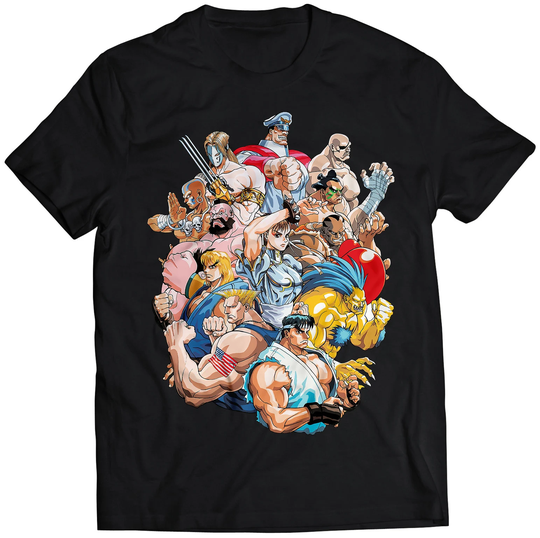 Sf2 Champions Cast Arcade Premium Unisex T-Shirt | Vector