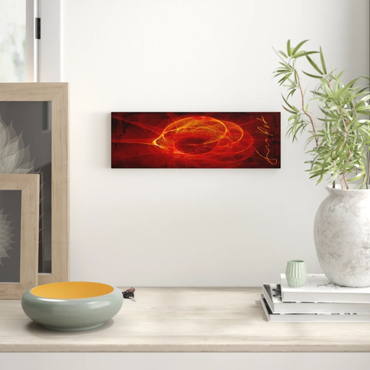 Enigma Panorama Abstract 1135 Graphic Art Print on Canvas