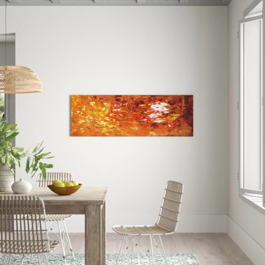Enigma Panorama Abstract 849 Graphic Art Print on Canvas