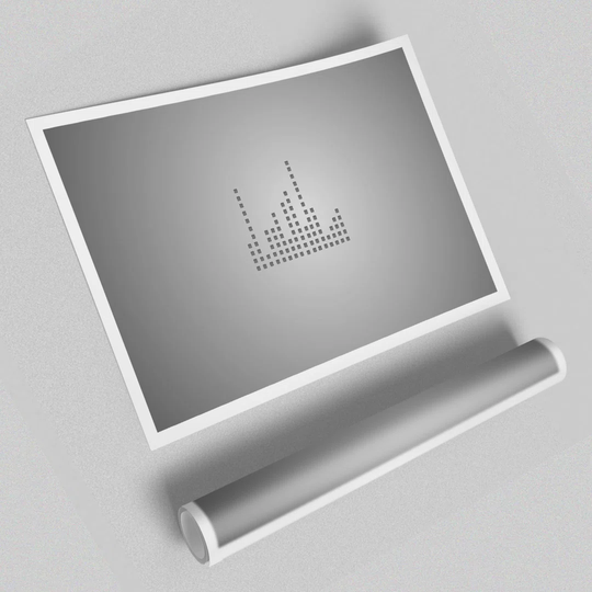 Graphic Equalizer Club - Graphic Art Print on Paper