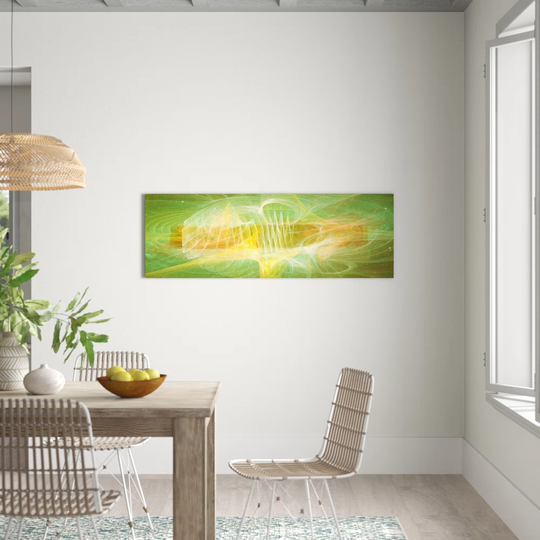 Enigma Panorama Abstract 1076 Graphic Art Print on Canvas