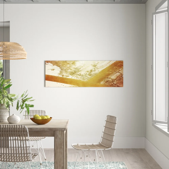 Enigma Panorama Abstract 579 Graphic Art Print on Canvas