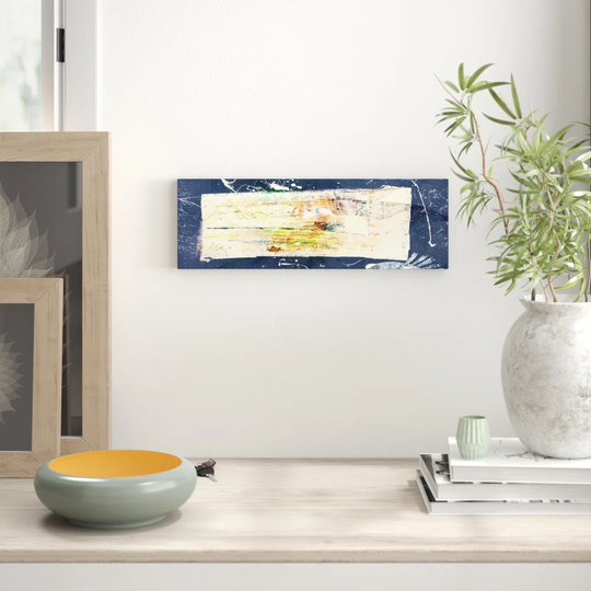 Enigma Panorama Abstract 1411 Graphic Art Print on Canvas