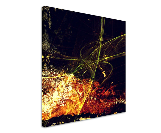 Enigma Abstract 1044 Graphic Art Print on Canvas