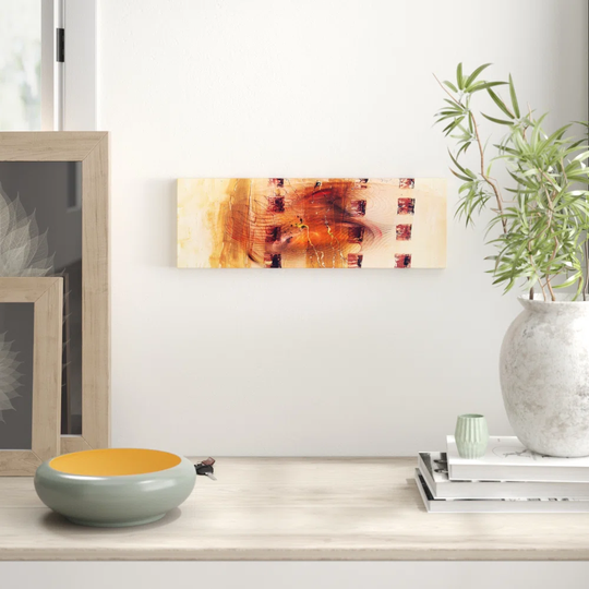 Enigma Panorama Abstract 1368 Graphic Art Print on Canvas