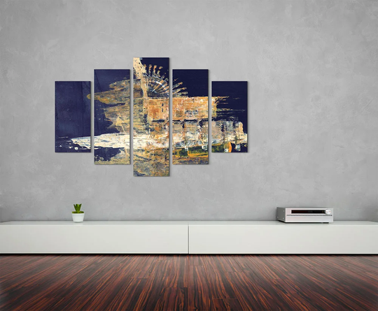Enigma Abstract 978 Graphic Art Print Multi-Piece Image on Canvas