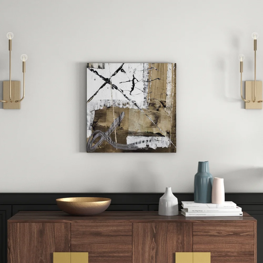 Enigma Abstract 535 Graphic Art Print on Canvas