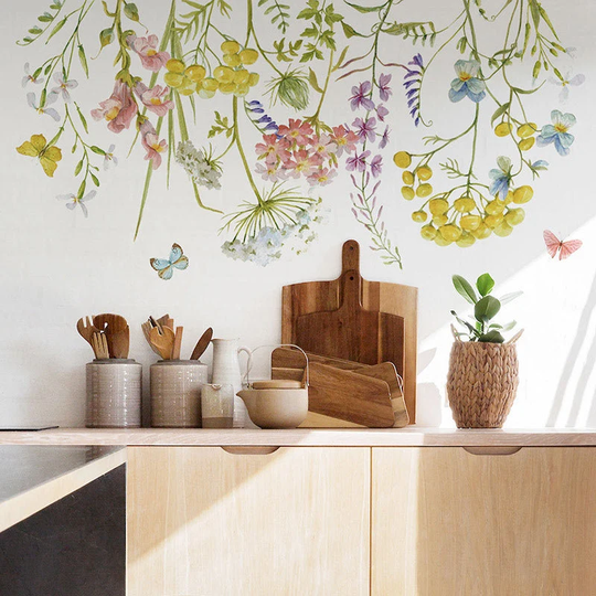 Dandelion Flowers Wall Stickers For Living Room | Decor Room Decoration Decals