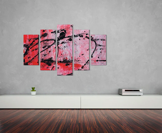 Enigma Abstract 916 Graphic Art Print Multi-Piece Image on Canvas