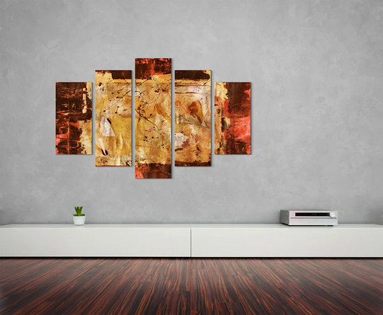 Enigma Abstract 754 Graphic Art Print Multi-Piece Image on Canvas