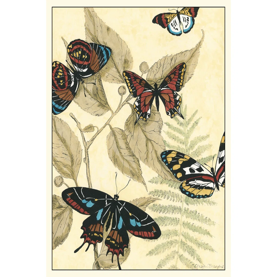 Graphic Butterflies In Nature II by Megan Meagher - Wrapped Canvas Graphic Art
