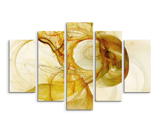 Enigma Sculpture Abstract 1370 Graphic Art Print Multi-Piece Image on Canvas
