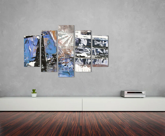 Enigma Abstract 539 Graphic Art Print Multi-Piece Image on Canvas