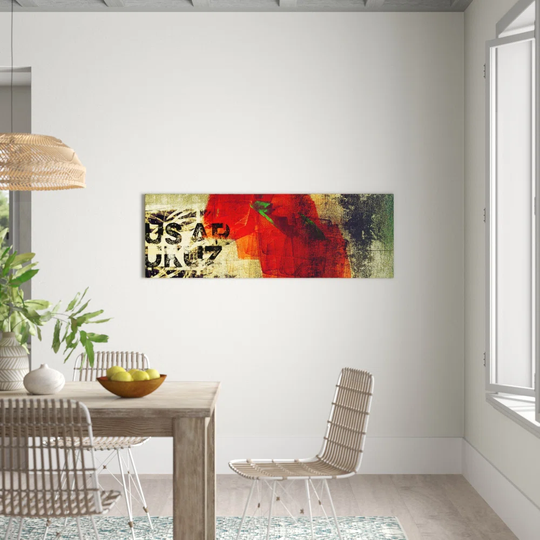 Enigma Panorama Abstract 212 Graphic Art Print on Canvas
