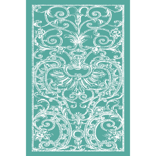 Graphic Ironwork II - Wrapped Canvas Graphic Art