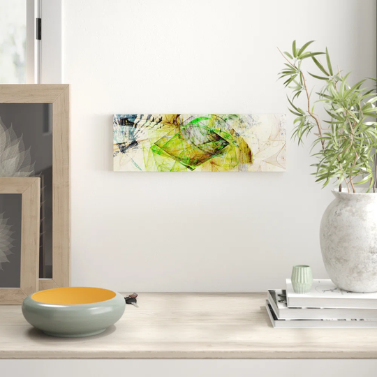 Panorama Abstract 1383 Graphic Art Print on Canvas