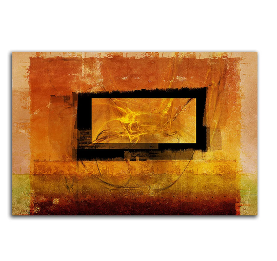 Enigma Abstract 094 Graphic Art Print on Canvas