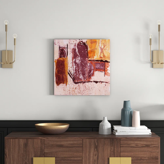 Enigma Abstract 617 Graphic Art Print on Canvas