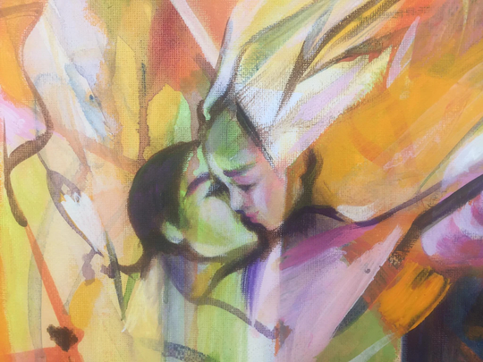 Original Painting, "Flight