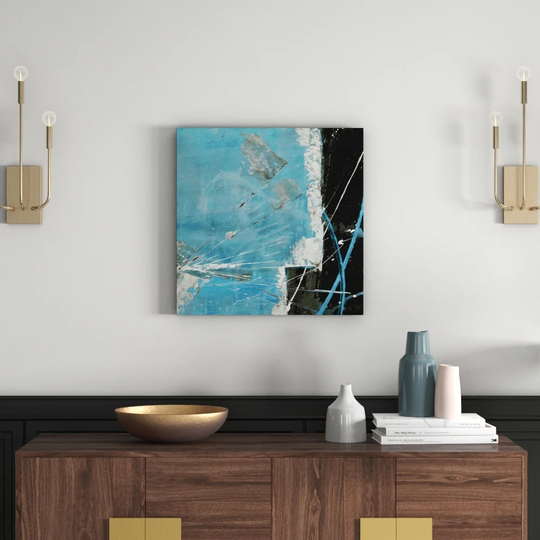 Enigma Abstract 662 Graphic Art Print on Canvas