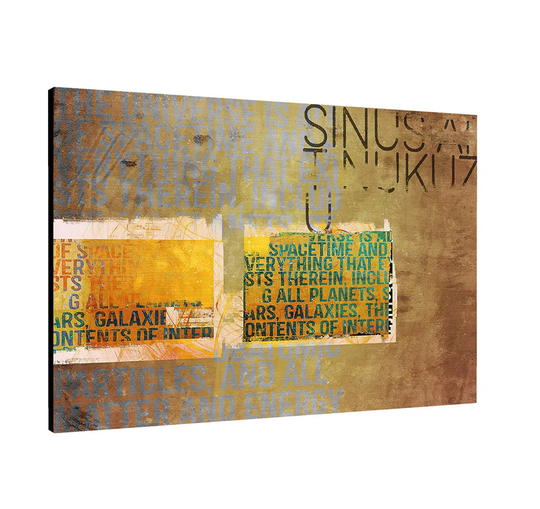 Enigma Abstract 123 Graphic Art Print on Canvas