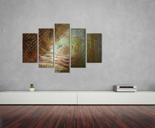 Enigma Sculpture Abstract 1173 Graphic Art Print Multi-Piece Image on Canvas
