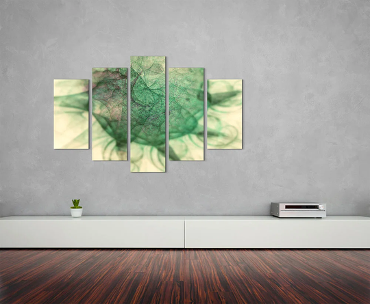Enigma Sculpture Abstract 1303 Graphic Art Print Multi-Piece Image on Canvas
