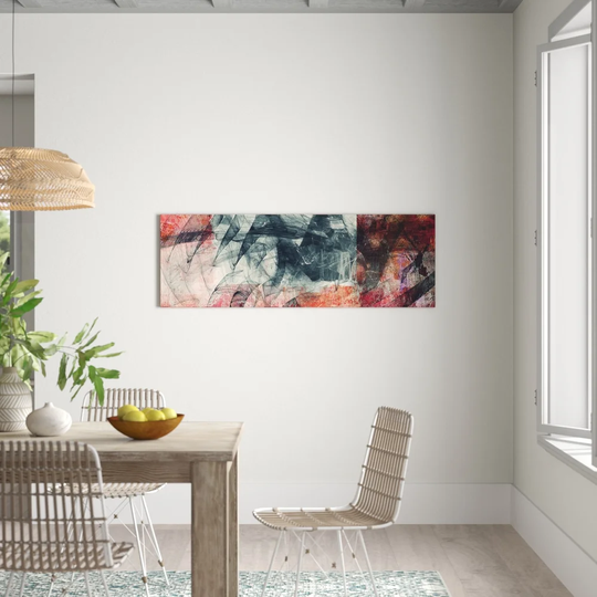 Enigma Panorama Abstract 099 Graphic Art Print on Canvas