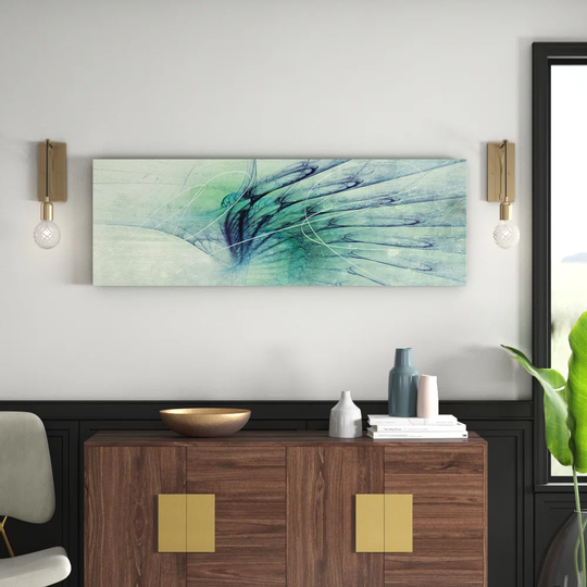 Enigma Panorama Abstract 1128 Graphic Art Print on Canvas