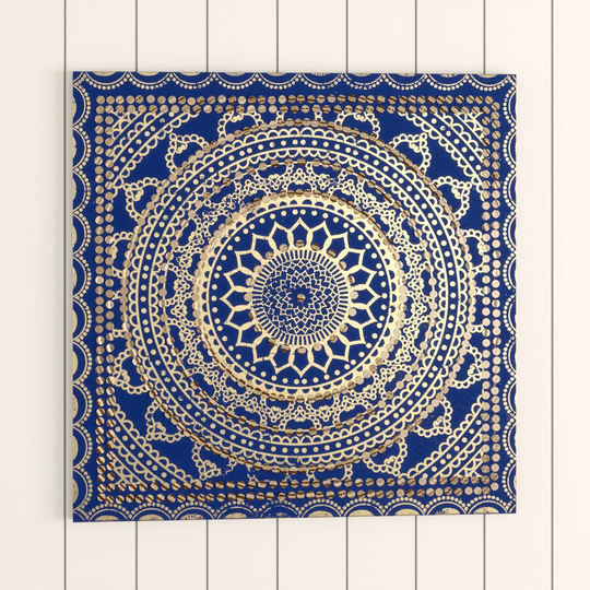 'Embellished Ink' Graphic Art Print on Wrapped Canvas