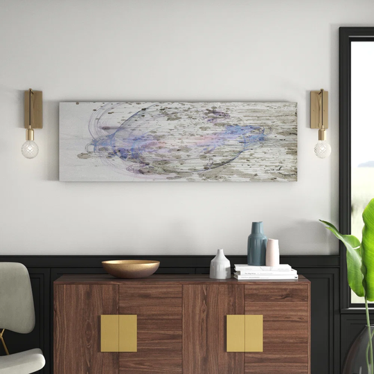 Enigma Panorama Abstract 1041 Graphic Art Print on Canvas