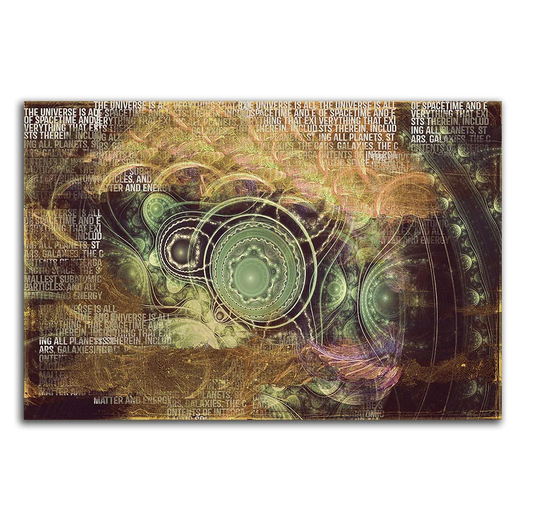 Enigma Abstract 482 Graphic Art Print on Canvas