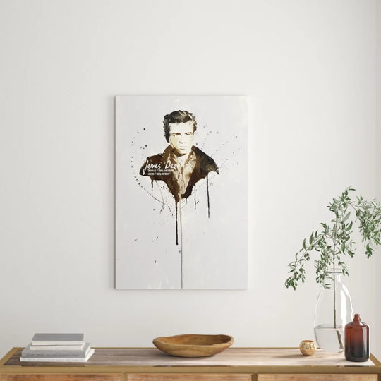 Enigma James Dean Graphic Art Print on Canvas