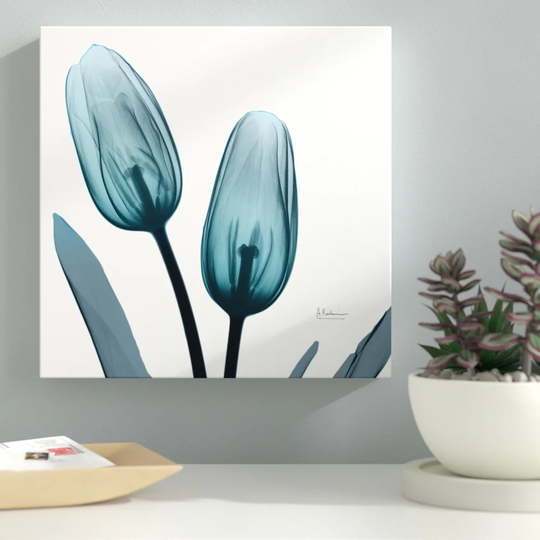 Midnight Sky Duo 1 - Wrapped Canvas Graphic Art Print
