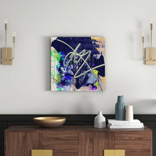 Enigma Abstract 835 Graphic Art Print on Canvas