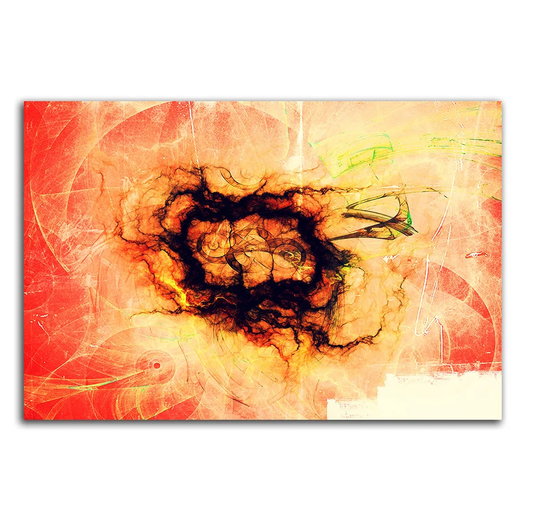 Enigma 435 Abstract Graphic Art Print on Canvas
