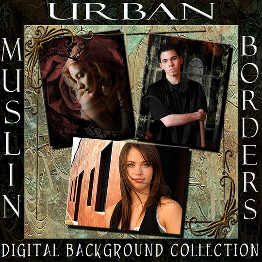 Digital Backgrounds Outdoor & Indoor Studio Backdrops Photoshop Edges Borders Frames | 1C