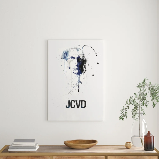 Enigma Jean Claude Van Damme Graphic Art Print on Canvas