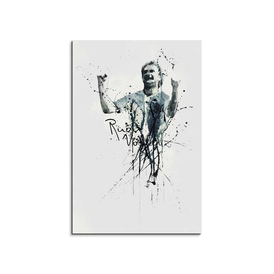 Enigma Rudi Voeller Graphic Art Print on Canvas