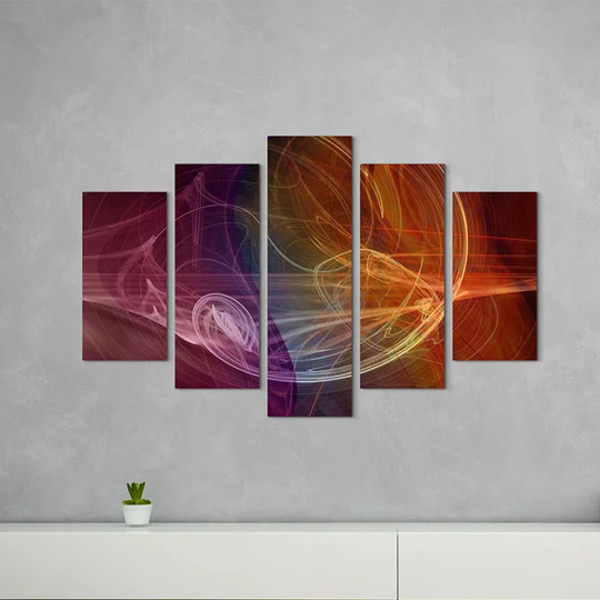 Enigma Sculpture Abstract 1060 Graphic Art Print Multi-Piece Image on Canvas