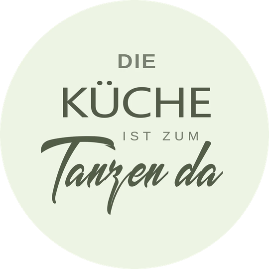 Küche Zum Tanzen Graphic Art on Glass