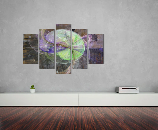 Enigma Scultpure Abstract 1327 Graphic Art Print Multi-Piece Image on Canvas
