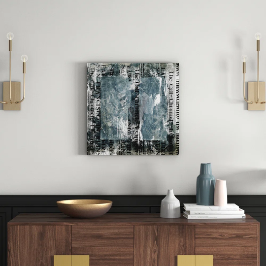 Enigma Abstract 983 Graphic Art Print on Canvas