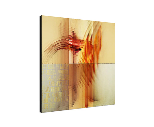 Enigma Abstract 063 Graphic Art Print on Canvas